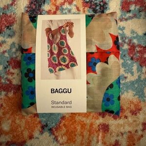 BAGGU Colorful Floral Tote